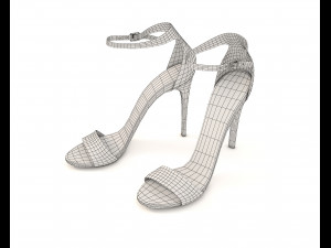 women shoes 6 Model 3D