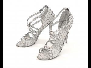 women shoes 6 Model 3D