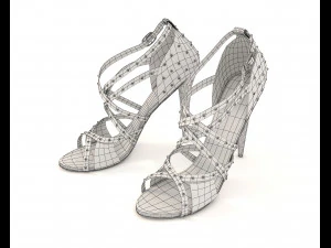 women shoes 6 3D Model