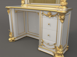 european style dressing table 6 Modelo 3D