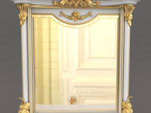 european style dressing table 6 Modelo 3D
