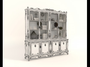 classic european style cabinet Modelo 3D