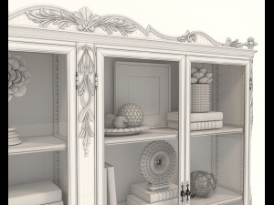 classic european style cabinet Modelo 3D
