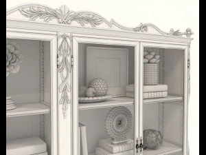 classic european style cabinet 3D Model