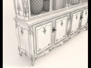 classic european style cabinet Modelo 3D