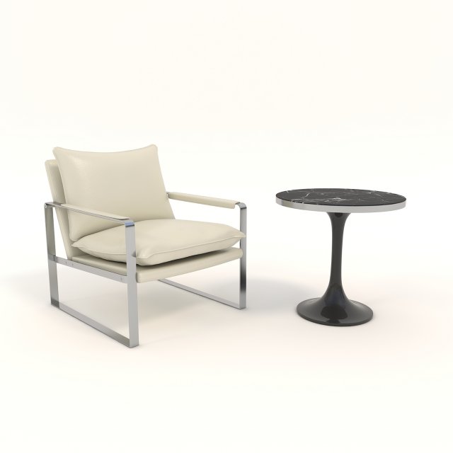 relaxing chair and coffee table 6 3D मॉडल .c4d .max .obj .3ds .fbx .stl .blend 