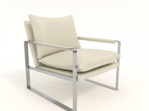 relaxing chair and coffee table 6 3D मॉडल