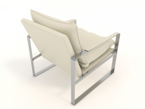 relaxing chair and coffee table 6 3D मॉडल