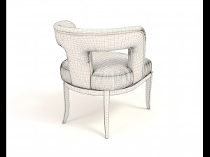 coffee table and chairs 5 Modello 3D