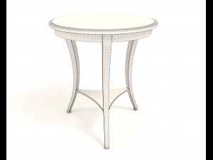 coffee table and chairs 5 Modello 3D