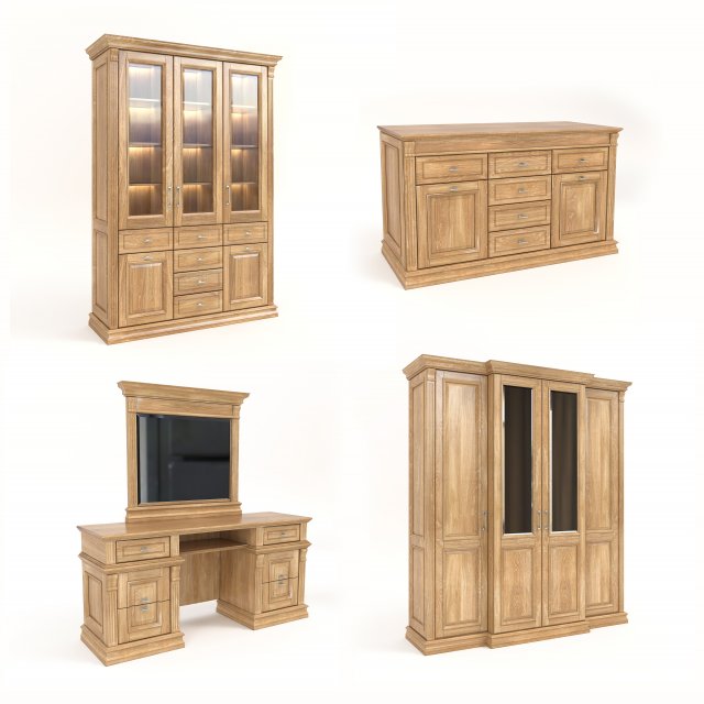 furniture collection 3D Модель .c4d .max .obj .3ds .fbx .stl .blend 