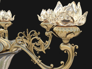 classic chandelier Modelo 3D