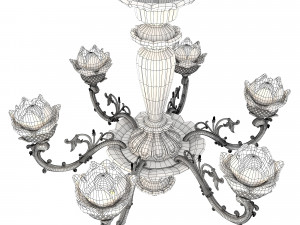 classic chandelier Modelo 3D