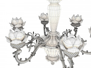 classic chandelier Modelo 3D