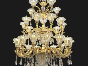 classic chandelier 2 3D 模型