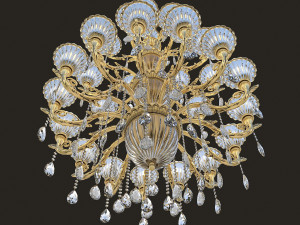 classic chandelier 2 3D 模型