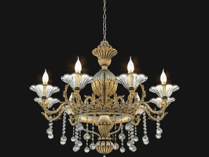 classic chandelier 3 Modelo 3D
