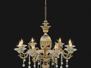 classic chandelier 3 Modelo 3D