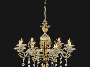 classic chandelier 3 3D Model