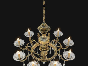 classic chandelier 3 Modelo 3D