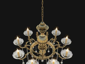 classic chandelier 3 3D Model