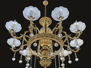 classic chandelier 3 3D Model