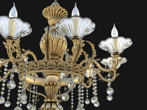 classic chandelier 3 Modelo 3D