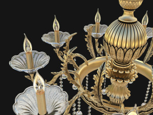 classic chandelier 3 Modelo 3D