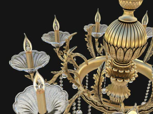 classic chandelier 3 3D Model