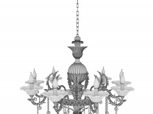 classic chandelier 3 Modelo 3D