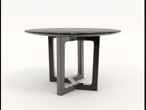contemporary design table and chair set 12 Modelo 3D