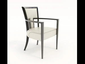 contemporary design table and chair set 12 3D Model