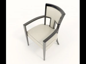 contemporary design table and chair set 12 3D Model