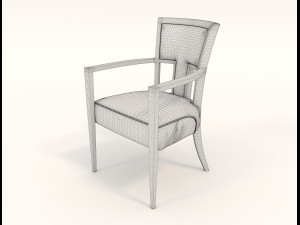 contemporary design table and chair set 12 Modelo 3D
