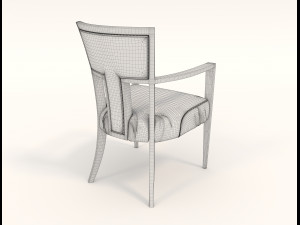 contemporary design table and chair set 12 Modelo 3D