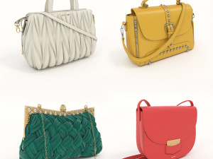 fashion women handbag 3D Model