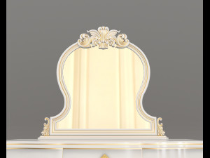 european style dressing table 7 Modèle 3D