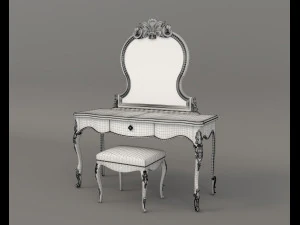 european style dressing table 7 3D Model