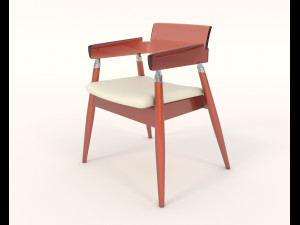 contemporary design table and chair set 13 Modèle 3D