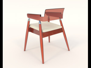 contemporary design table and chair set 13 Modèle 3D