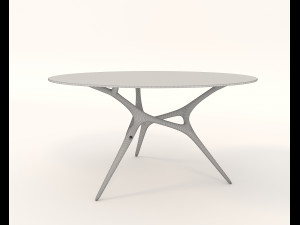 contemporary design table and chair set 13 Modèle 3D