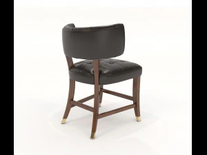 restaurant table and chairs set 3D Model