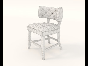 restaurant table and chairs set 3D-Modell