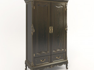 classic european style cabinet 2 3D 模型