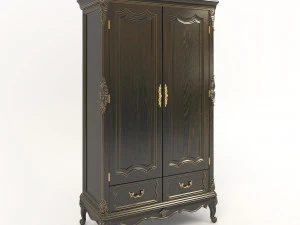 クラシックヨーロピアンスタイルキャビネット2 3Dモデル