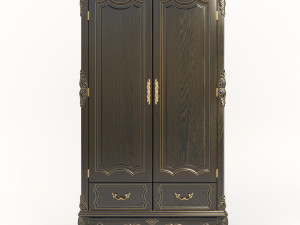 classic european style cabinet 2 3D Модель