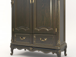 classic european style cabinet 2 3D Модель