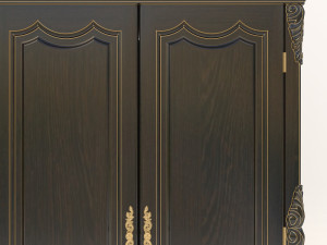 classic european style cabinet 2 3D Модель