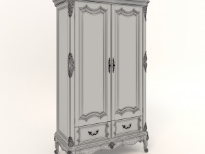 classic european style cabinet 2 3D Модель