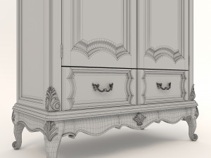 classic european style cabinet 2 3D Модель